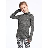 オールドネイビー OLD NAVY/ ゴーウォームモックネックランニングティ ブラック トップス長袖Tシャツ M【並行輸入】