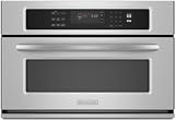 KitchenAid Architect Series II KBHS109SSS 30 Built-in Microwave Oven with 900 Cooking Watts, Convection Cooking and Glass-Touch Oven Display