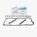 BMW Engine Valve Cover Gasket Set + 15 Grommet Seals Victor Reinz OEM 070990