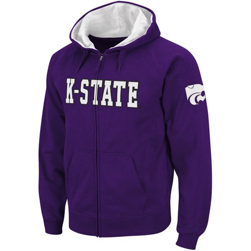 Kansas State Wildcats Purple Classic Twill II Full Zip Hoodie Sweatshirt (Large) Amazon.com