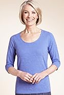  Classic Collection Scoop Neck Cloque Top