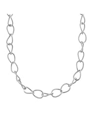 Relios Sterling Silver Twist Chain Link Necklace, 24 Inch