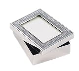 Personalized Glitter Galore Frame Jewelry Box with Free Engraving & Shipping