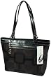 Nine West Brown/black Signs Tote Handbag