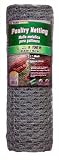 Mat Midwest Air Tech 308432B 48-Inch-by-150-Foot 1-Inch Mesh 20-Gauge Hexagonal Poultry Netting