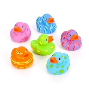Colorful Rubber Duckies