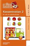 L&Uuml;K - Konzentration 2: &Uuml;bungen f&uuml;r alle Grundschulkinder - Heinz Vogel, Michael Junga