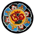 Small Multi-Color Mexican Talavera Om