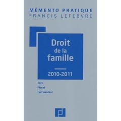 Droit de la famille : Civil, fiscal, patrimonial