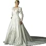 Wedding Dress Gown - White Bridal Gown by Sean Collection (B8000) White