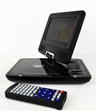 7.5 inch Portable DVD Player - Colour TFT DVD With 270 degree Swivel and Rechargable Battery - Supports Game - Music - Photo - Copy Function - SD MMC Card - USB - DVD DVD-Rom