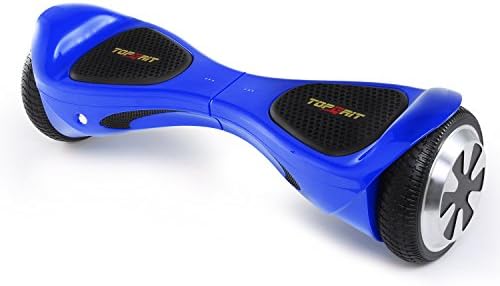 TopGrit Mini Hands-Free 6.5 Inches Dual-Wheel Self Balancing Scooter Features Latest Security Technology And Top Capability, Blue