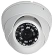Vandalproof High Resolution Color Dome Camera 24 IR Leds