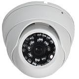 Vandalproof High Resolution Color Dome Camera 24 IR Leds