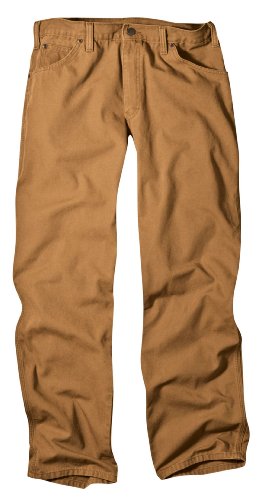 Dickies Men's Relaxed Fit Jean, Brown Duck, 36x36