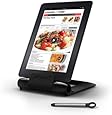 Prepara iPrep Foldable/Adjustable e-reader, phone and tablet stand for iPads, iPad Air, iPad mini, iPhone, Surface, Kindle Fire, Nook, Samsung, Black