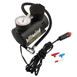 300 PSI 12Volt Mini Portable Air Compressor 12 Volt Emergency Car and Electric Pump Tire Inflator