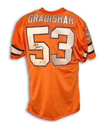 Randy Gradishar Autographed/Hand Signed Orange Crush Throwback Jersey