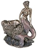 Art Deco - Mermaide Conch Statue - Ships Immediatly !! Art Deco - Mermaide Conch Statue - Ships Immediatly !!