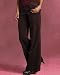 Wide-leg corduroy pants