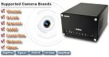 QNAP VioStor-201V VivoTek, Arecont, D-Link, Mobotix, IQeye, GANZ & LevelOne Linux NVR Network Video Recorder for Security IP Network Camera