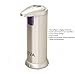 EVA Premium Automatic Touchless Soap Dispenser (Hand Sanitizer) for Bathroom & Kitchen Countertops. Fingerprint Resistant Brushed Stainless Steel [2016 Improved Model