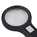 Neewer® 5X Portable Handheld AA Powered Switch LED Magnifier 6.9cm Lens Diameter For Night Reading Searching