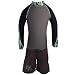 Pipeline UV Sun Protective Boys 2 Piece Set: Long Sleeve Top (Rashguard) & Shorts (UPF 50+)