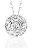 BEAUTIFUL 14K ROUND DIAMOND PENDANT .15 CTS