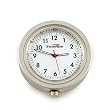 (Stick On) Silver Case - White Face Clock