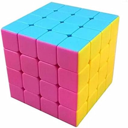 Dr. Q 4*4*4 Stickerless Speed Cube 6-color Maze Sequential Puzzles