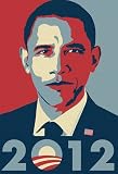 Obama Poster-Style Magnetic Bumper Sticker -Pro Obama