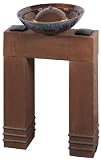 Windham Post Outdoor Rust Finish Floor Water Fountain