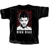 NICK DIAZ PREMIER FIGHTER FAN SHIRT MMA T-SHIRT SIZE LARGE