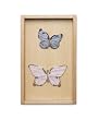 Oeuf Alpaca Butterflies Wall Hanging, Size 2