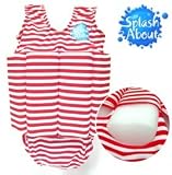 from Splash About Splash About Float Suit with adjustable buoyancy (swimwear), Red & White stripe, 2 to 4 years