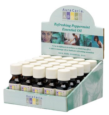 Aura Cacia 25 PC PEPPERMINT CNTR DISPLAY (Pack of 3) Aura Cacia 25 PC PEPPERMINT CNTR DISPLAY (Pack of 3)