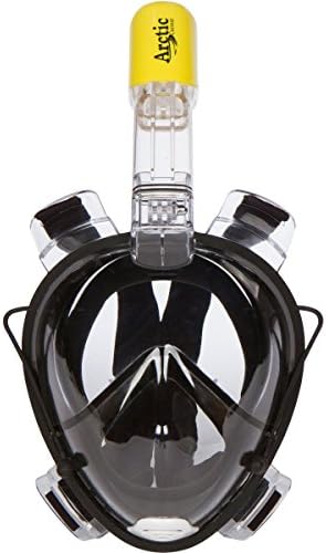 Crazy Deal! Ends Today. Full Face 180° Panoramic Snorkel Mask w/ GoPro Mount. Anti-Fog - Anti-Leak - Tubeless Design Prevents Gagging