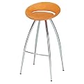 Viona Barstool - Beech/ Chrome