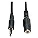 TRIPP LITE P318-006-MF 3.5mm Mini Stereo Audio 4 Position Headset Extension Cable,Black