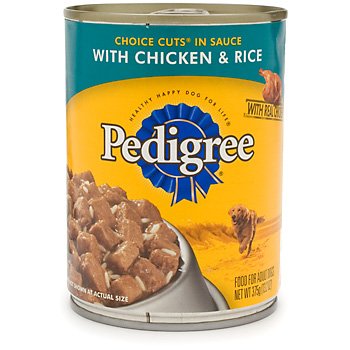 Pedigree Choice Cuts in Sauce with Chicken and Rice Canned Dog Food
