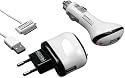 USB SET für iPod Mini Photo Video Touch Classic Nano i-Phone iPhone 4GB, 8GB, 16GB das 3 in 1 Zubehör Set Ladegerät KFZ Ladekabel Datenkabel USB
