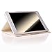 Thankscase Case Compatible for iPad 4th/3rd/2nd Gen, Rotating Case Cover with Hand Strap and Wallet Case for iPad 4th Generation with Retina Display,for iPad 3,for iPad 2 (Gold)