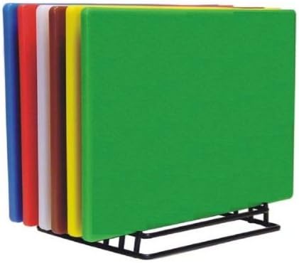 New Set of 6 Assorted Colors Cutting Boards Non-Skid Surface Small 18" x 12" *NSF Listed*