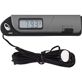 Buy 2 Pack Bell Automotive 28001 Slimline Indoor Outdoor Thermometer & Clock by Bell