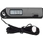 SLIMLINE INDOOR/OUTDOOR THERMOMETER & CLOCK