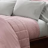 400tc Sateen Ring Quilt - King Ivory