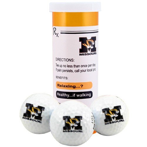 Missouri Tigers Rx 3-pack Golf Balls