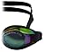 Ipow Anti-fog Mirrored Silicone seal watertight Swim Swimming Goggles/mask with Uv Protection Plating Glasses + Premium Goggles Case (Black)