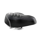 Wide Big Bum Bike Bicycle Sporty Soft Saddle Seat Gel Cruiser Extra Comfort Pad